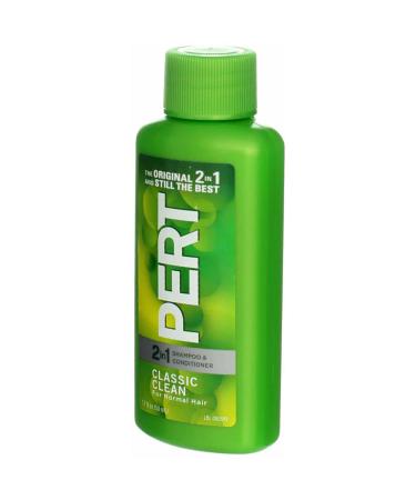 Pert Plus 2-in-1 Shampoo & Conditioner Classic Clean 1.70 oz - Pack of 6 - Buy Online on GoSupps.com