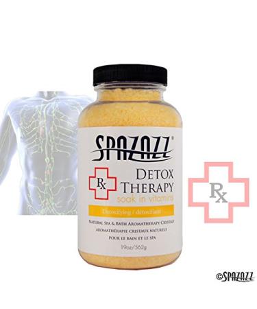 Spazazz SPZ-604 RX Therapy Crystals Container Bath Minerals 19-Ounce Detox Therapy Detoxifying - Buy Online on GoSupps.com