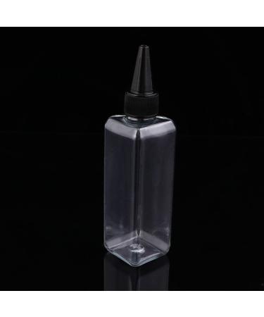 Minkissy 15PC Salon Shampoo Container Set - Black 100ml Empty Plastic Bottles for Hair Color & Hairdresser Tools - Buy Online on GoSupps.com