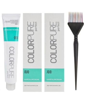 Colorpure Hair Colour 3 x 100 ml + Special Colour Brush (5.0)