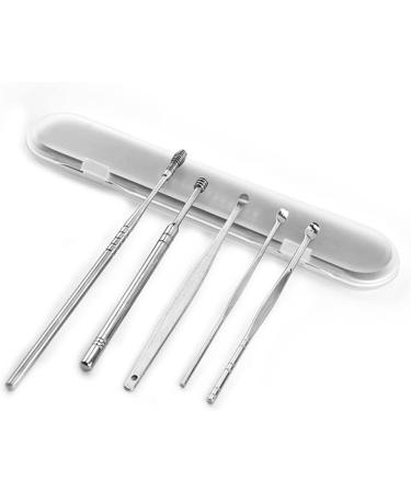 Stainless Steel Ear Cleaner Set - 8pcs for Earwax Removal and Individual Health Care - Buy Online on GoSupps.com