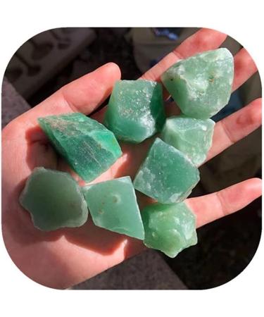 for raw Crystals Minerals Gemstone Natural Green Rough Stone for Home Decoration 100g 30-50mm - Buy Online on GoSupps.com