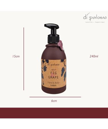 Di Palomo Wild Fig & Grape Hand & Body Lotion 225ml - Luxurious Hydration for All Skin Types | International Shipping Available - Buy Online on GoSupps.com
