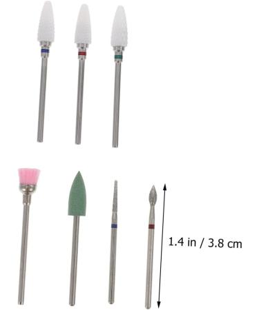 FRCOLOR 3 Sets Nail Clipper Grinding Head Nursing Nails Tools Nail File Drill Nail Art Tool Nail Kits Electric Nail File Manicure Tools Nails Supply Nail Drill Exfoliating Ceramic - Buy Online on GoSupps.com