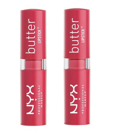 Pack of 2 NYX Butter Lipstick Fruit Punch BLS02