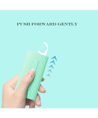 Holy Rose Portable Travel Flosser Dispenser with Dental Picks & Toothpicks - Pink 1 - Buy Online on GoSupps.com