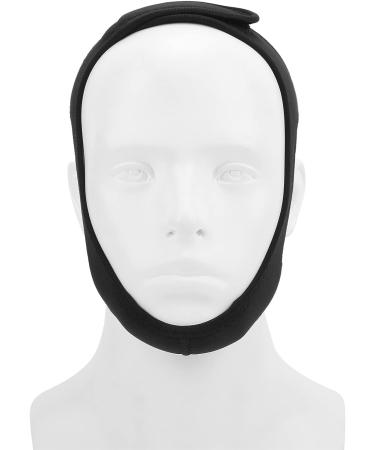 Anti Snoring Chin Strap for Men - Soft Elastic Black Head Band to Stop Snoring All Night - Buy Online on GoSupps.com