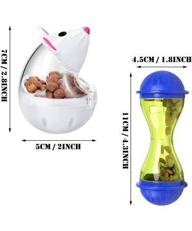 Buy 2-Piece Dog IQ Treat Donor & Interactive Snack Feeding Ball | Cat & Dog Training Toy for Fun & Engaging Play - Buy Online on GoSupps.com