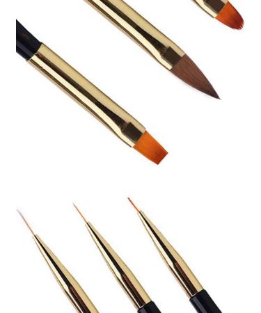 Nail Painting Liner Pen Double Head Nail Art Dual Use Nail Art Brush Gel Polish Nail Drawing Pen Brush  - Buy Online on GoSupps.com