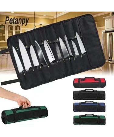 Siuke Portable Kitchen Utensil Storage Bag - Black Tool Pocket & Knife Organizer for International Shipping - Buy Online on GoSupps.com