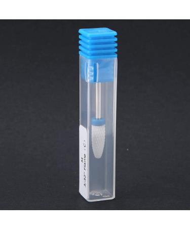 Ceramic Cylinder Nail Drill Bit Set with Display Base - White 04 - Buy Online on GoSupps.com