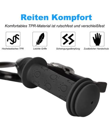 Buy Safe 22mm Bicycle Handles for Children | 105mm Handlebars for Kids' Bikes Scooters & Tricycles - Premium Safety Protection - Buy Online on GoSupps.com