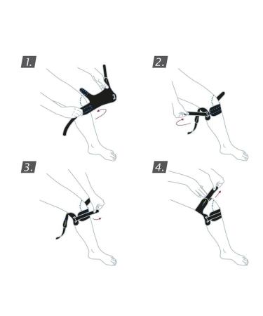 Dual Knee Strap - Adjustable Support for Pain Relief & Patella Stability | Sports Edition for Hiking Soccer Basketball Running & More - Black Medium - Buy Online on GoSupps.com