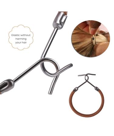 Rungao 15 Piece Hair Ties Set - Colorful Hair Bands & Ponytail Clips - Premium Rubber Hair Accessories for Women - International Shipping Available - Buy Online on GoSupps.com