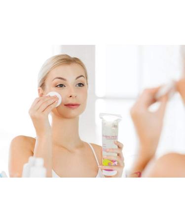 Dukal Cotton Rounds - Pack of 80 Cosmetic Cotton Pads for Face - 100% Cotton Makeup Pads - Hypoallergenic, Soft & Durable - Buy Online on GoSupps.com