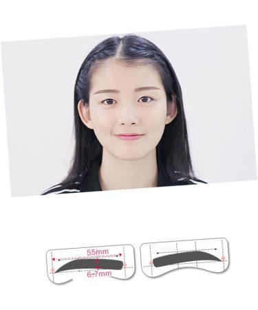 Beavorty 32 Pairs 8 Eyeshadow Eyebrow Template Kits Eyebrow Sticker Mold Eyebrow Trimming Makeup Tools - Buy Online on GoSupps.com