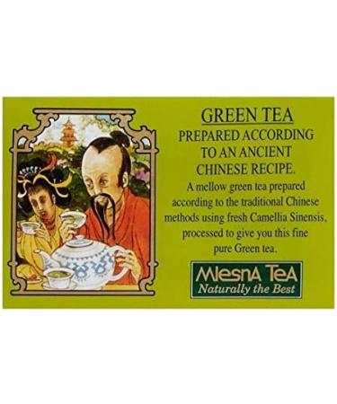 Mlesna Chinese Green Tea 50 Tea Bags - Pure Ceylon Sri Lanka Chinese Green Tea Box - Buy Online on GoSupps.com