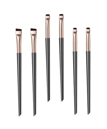 SKISUNO 6pcs Make up Eyeliner Brush Eye Precision Brush Small Eyeliner Brush