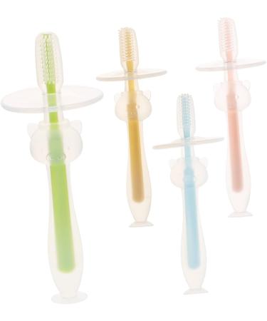 Beavorty 8 STK Baby Toothbrush Set | Infant Oral Hygiene Tool & Silicone Travel Toothbrush for Newborns (1 Year+) - Buy Online on GoSupps.com