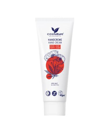 Cosnature Hand Cream Poppy & Hemp The Moisturising Hand Cream from Cosnature with Poppy Seeds and Hemp is an oasis of care for your hands