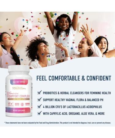 YHN Vaginal Probiotics: Women's pH Balance & Candida Support - Herbal Complex (60 Capsules) - Buy Online on GoSupps.com