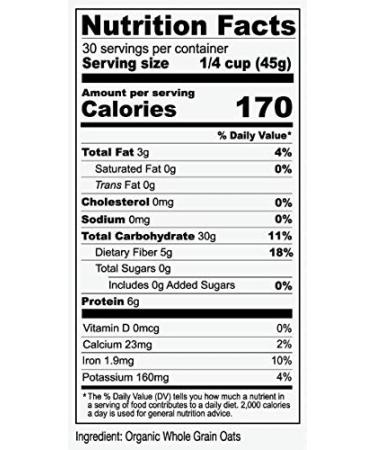 Anthony's Organic Steel Cut Oats 3 lb - Gluten Free, Non GMO, Irish Oatmeal, Whole Grain - Buy Online on GoSupps.com
