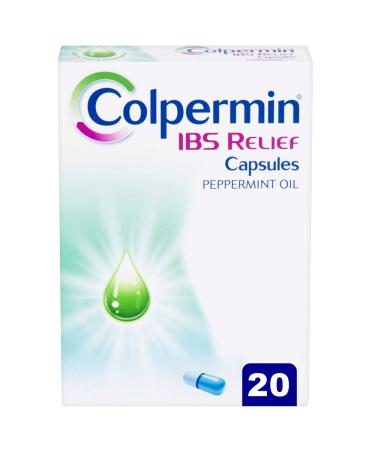 Colpermin Peppermint Oil Capsules 20 Capsules for Irritable Bowel Syndrome