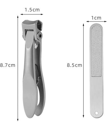 UNbit Nail Clipper Nail Clippers Set Stainless Steel Nail Clippers with Large Openings Creative Large Single Nail Clippers(Size:1 Set) - Buy Online on GoSupps.com