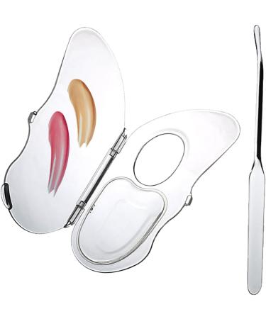 Palette De Maquillage La Cr me - Palette De M lange Et D'organisateur Fondation En Acrylique Polyvalent Pour Les D butants Des Maquilleurs | Palette Cosm tique Portable Pour Le M lange Le Stocka - Buy Online on GoSupps.com