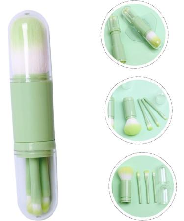 Angoily 3 Sets Telescopic Makeup Brush Girls Suit Makeup Loose Powder Brush Travel Kit for Women Dresser Tool Eyeshadow Brush Green Suits Eyebrow Eye Shadow Brush Artificial Fiber Portable - Buy Online on GoSupps.com