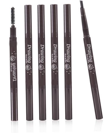 HAPINARY 3pcs 2 1 Eyebrow Pencil Waterproof Eyebrow Pencils Eyebrow Brush Waterproof Brow Pencil Stand Preamp - Buy Online on GoSupps.com