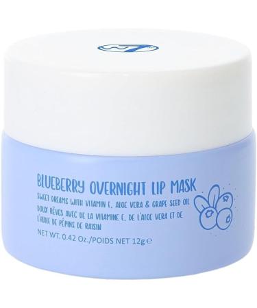 W7 Sweet Dreams Overnight Blueberry Lip Mask - Vitamin E Aloe Vera and Grape Seed Oil - For Hydrated Full Looking & Irresistible Lips - 2 Pack - 12ml 12 ml (Pack of 2) Blueberry - Buy Online on GoSupps.com