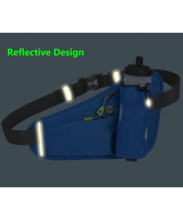 Waterproof Belt Bag with Bottle Holder | Unisex Sports Hip Pocket for Running Cycling Camping & More - Buy Online on GoSupps.com