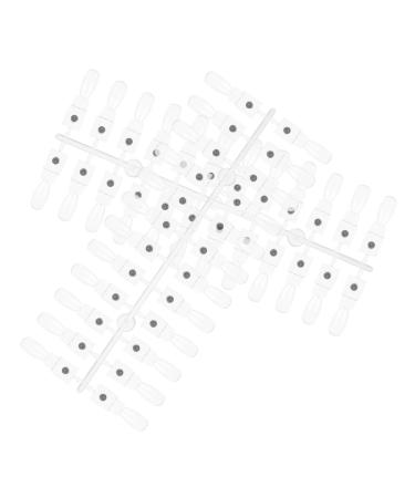 MERRYHAPY MERRYHAPY 48 Pieces Magnetic Nail Polish Display Card Compact Portable Easy Removable Nail Tip Stand for Beginners Home Use