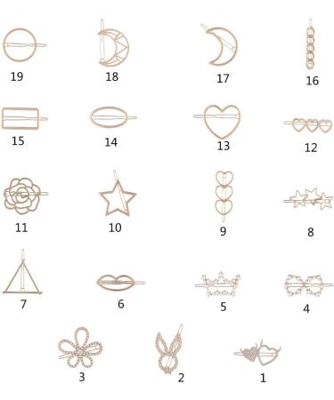 hgnxa Bridal Hair Clip For Wedding Crystal Hair Clip e Hair Pin Hair Barrettes Star Hair Clip Metal Hair Clip 9 - Buy Online on GoSupps.com