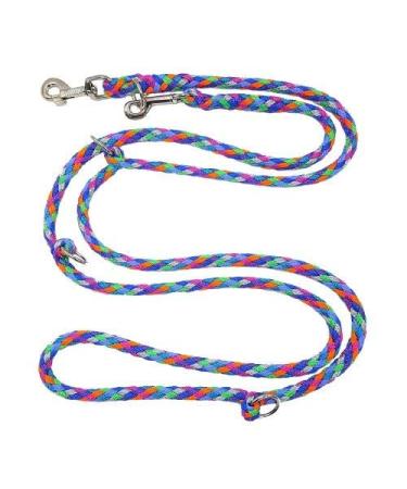 Dogeline Double Leash Practice Leash for medium dogs up to 45 kg over 39 colors very stable (2.80 m Florida) 2.80 m 7 pastel colors Florida