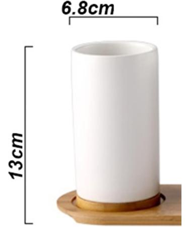 DIGJOBK Zahnb rstenbecher Toothbrush Holder - Stylish Bathroom Accessory Cup & Mouthwash Holder for International Shipping - Buy Online on GoSupps.com