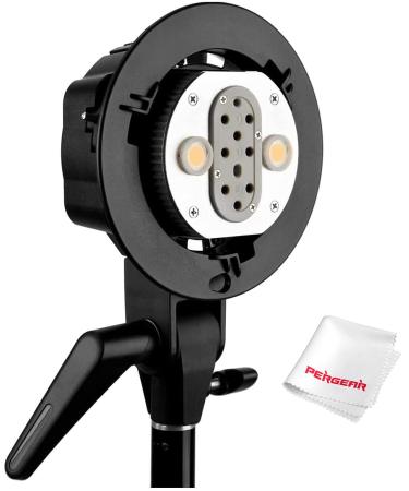 Godox AD-B2 Dual Power Twin Head Bowens Mount to Install 2 Godox AD200 or AD200 Pro Pocket Flash or Flashpoint eVOLV 200 TTL Modular Strobe Light Together to Achieve 400W Power Output