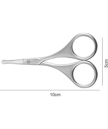 OUSIKA Nose Hair Trimmer | Safe Round Nose & Facial Hair Remover for Men & Women | Beard Eyebrow & Eyelash Trimming - Buy Online on GoSupps.com