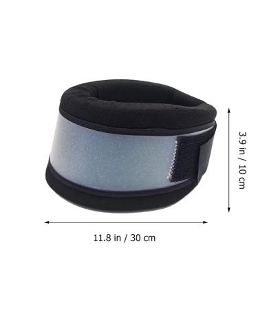 Adjustable Neck Collar for Neck Pain Relief | Healifty Halsrause - Spondylitis Support & Sleep Aid (Black) - International Shipping Available - Buy Online on GoSupps.com