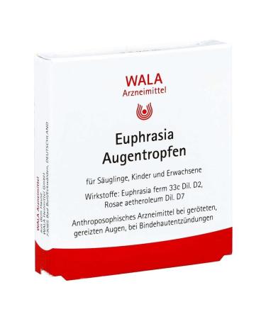 Wala EUPHRASIA EYE DROPS 5X0.5 ml single dose pipettes