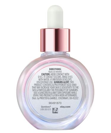 Olay Super Serum Night Repair Fragrance-Free - Niacinamide Peptide Salicylic & Lactic Acid Glycerin - 5-in-1 Skin Care Benefits - Hydrating Evens Tone Reduces Dark Spots Anti-Aging 1.0 Oz 1 Fl Oz (Pack of 1) - Buy Online on GoSupps.com