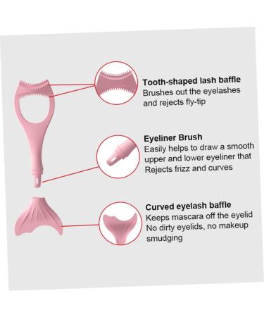 Balacoo 2pcs Eyeliner Tool Lash Kit Lip Line for Beginners Silicone Eyebrow Stencil Mask Spoon Third Gear - Buy Online on GoSupps.com