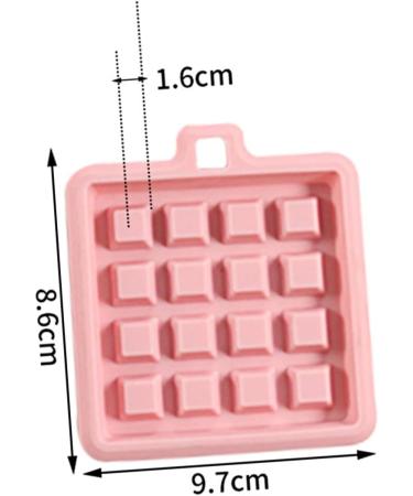 OUNONA 9 Pcs Mold Square Baking Mould Silicone Pans for Baking Chocolate Cortes Waffle Baking Pan Silicone Waffle Mould Heart Baking Pan Silicone Muffin Pan Lattice Silica Gel Products 12X11X1.6CMx3pcs Random Colorx3pcs - Buy Online on GoSupps.com