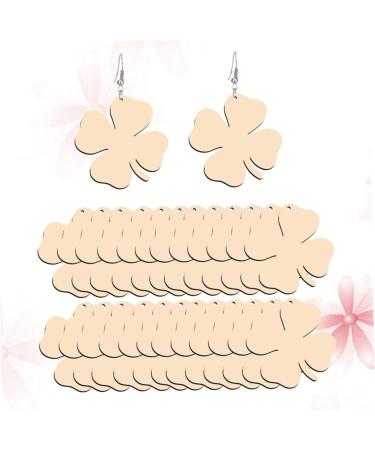 PartyKindom 50pcs Wooden Teardrop Earrings for Women Shape Ear Accessories Casual Fashion Jewelry Party Ear Decor - Buy Online on GoSupps.com