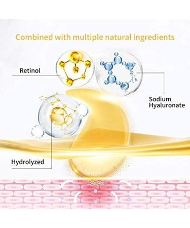 60 (30 pairs) Retinol Hyaluronic Acid Collagen Hydra-Gel Eye Pads/Patches Reduce Fine Lines and Wrinkles Dark Eyes Eye Bags Black Bags Crows Feet Smoother Fresher Looking Eyes and Skin - Buy Online on GoSupps.com
