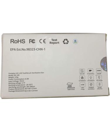 TAISHAN UV Sanitizer Toothbrush Case - Rechargeable & Portable Mini Holder | Kills 99.9% Germs, Fits All Toothbrushes | for Home & Travel - Buy Online on GoSupps.com