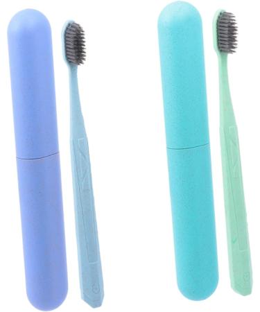 Mobestech 6-Piece Toothbrush Set with Travel Case - Sensitive Natural Oral Care for Adults - Perfect Gift Idea - Buy Online on GoSupps.com