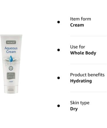 Nuage Aqueous Cream 170ml - Hydrating Skincare Solution | Pack of 1 - Buy Online on GoSupps.com
