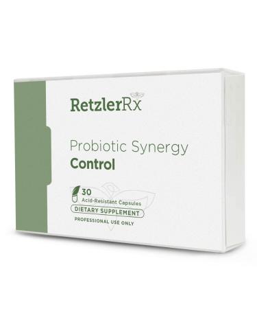 Probiotic Synergy Control by Dr. Retzler Rx - Probiotic Supplement to Support Gut Barrier Function - Bifidobacterium animalis subsp lactis B420 HOWARU Gluten Free Dairy Free and Soy Free
